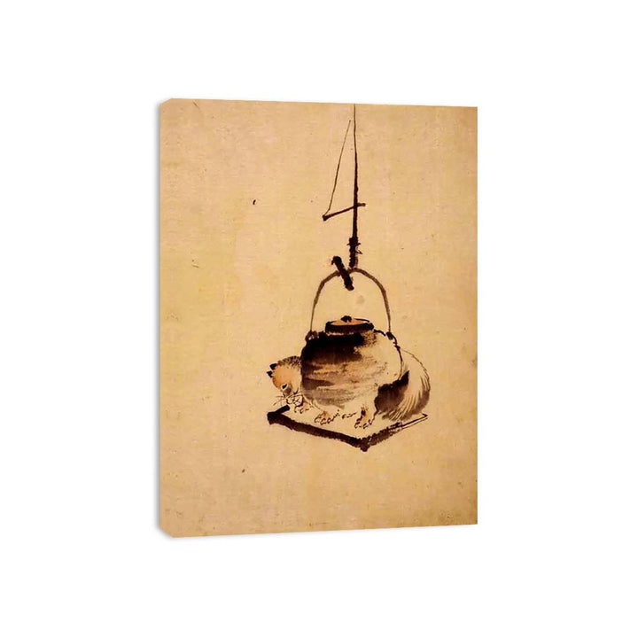 Hokusai tanuki tea kettle