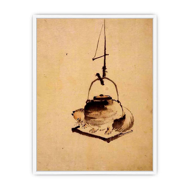 Hokusai tanuki tea kettle
