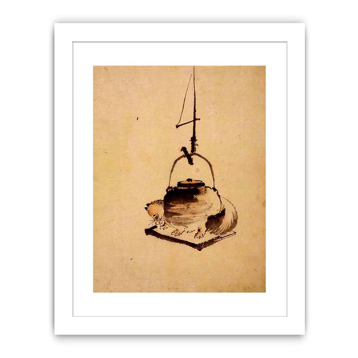 Hokusai tanuki tea kettle