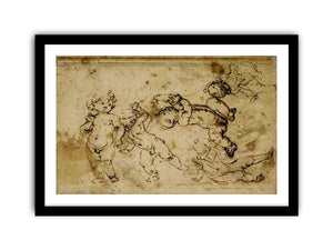 five naked children