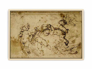 five naked children