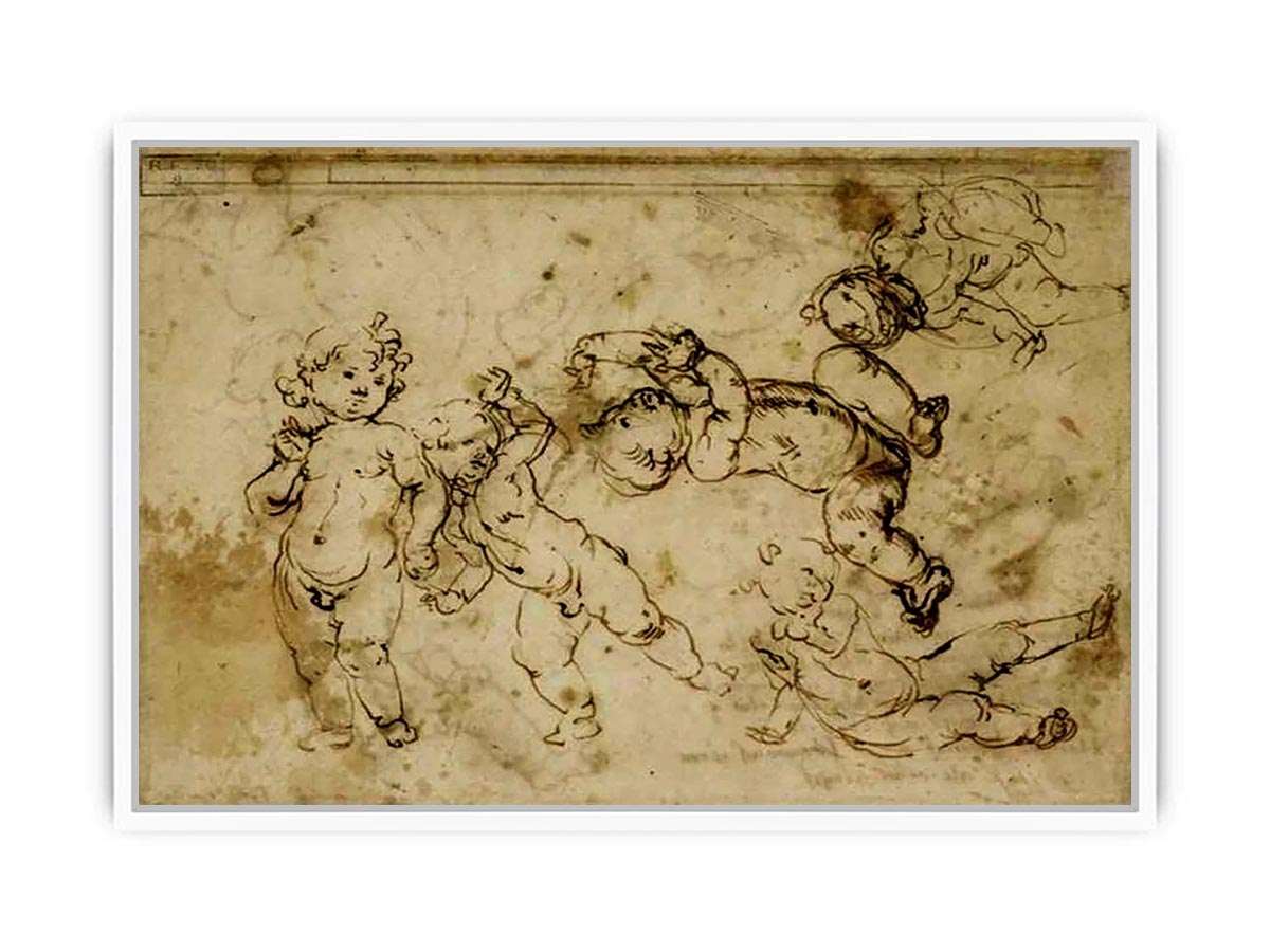 five naked children