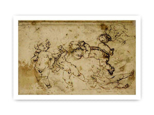 five naked children
