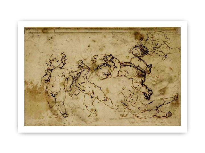 five naked children