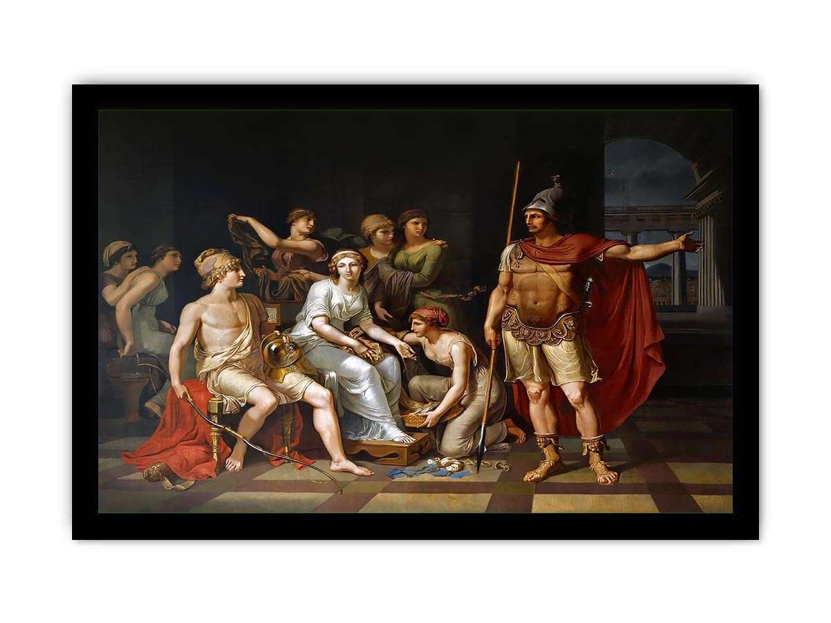 Hector Admonishes Paris  and Exhorts Him to Go to War