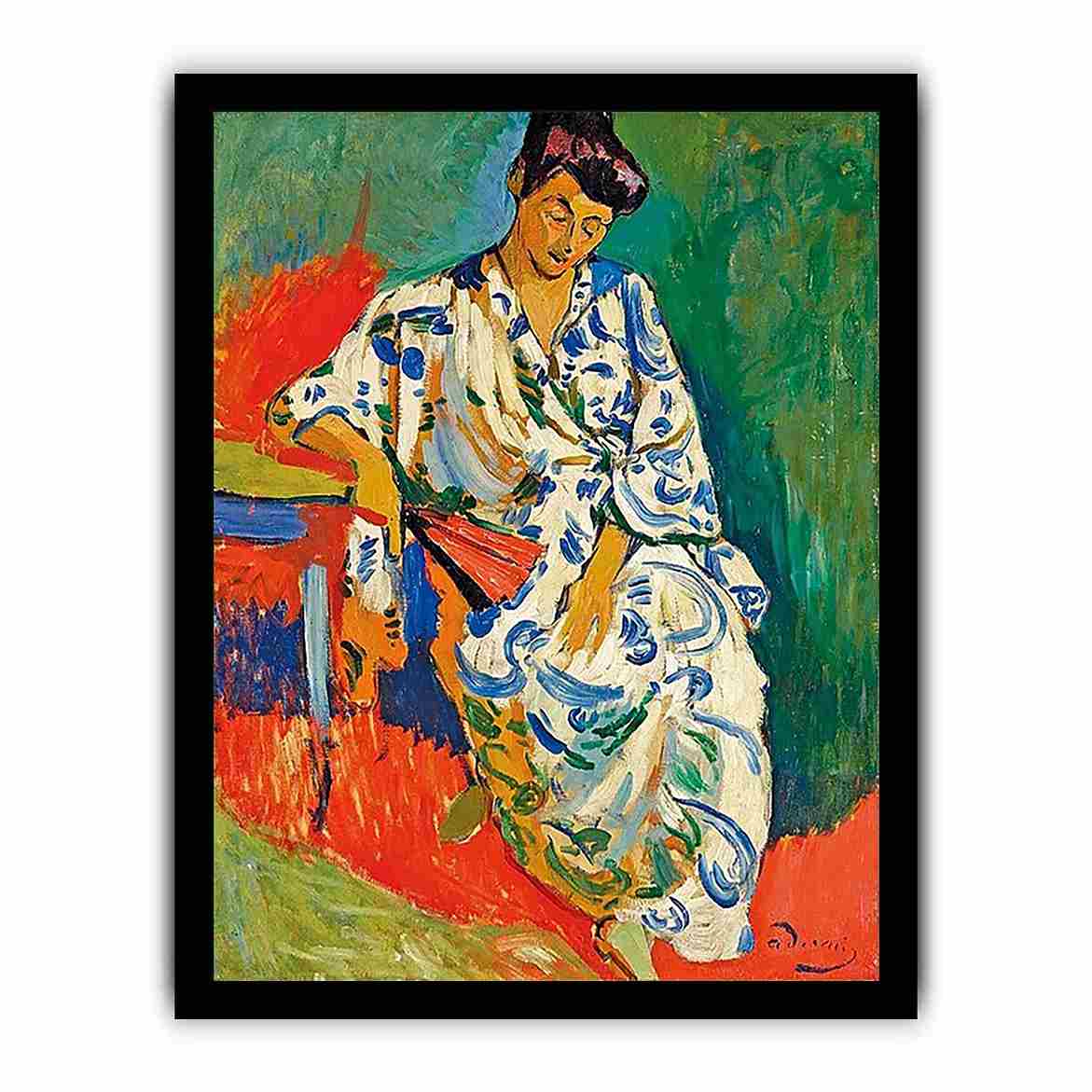 Madame Matisse in a Kimono by André Derain