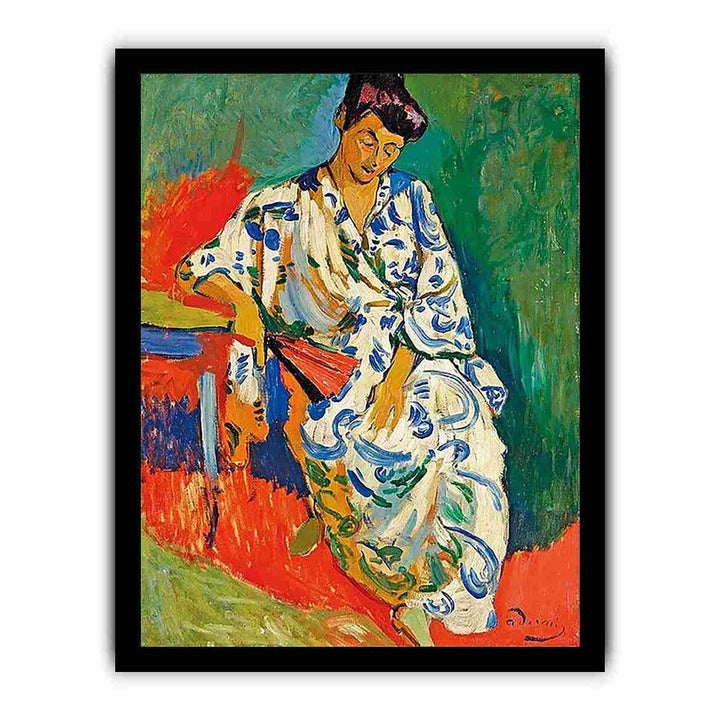 Madame Matisse in a Kimono by André Derain