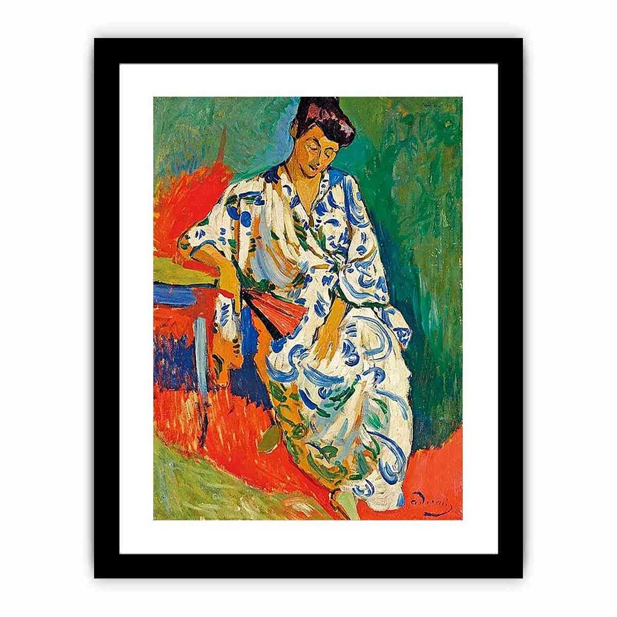 Madame Matisse in a Kimono by André Derain