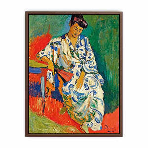 Madame Matisse in a Kimono by André Derain
