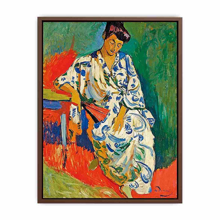 Madame Matisse in a Kimono by André Derain