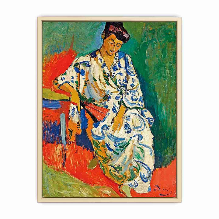 Madame Matisse in a Kimono by André Derain