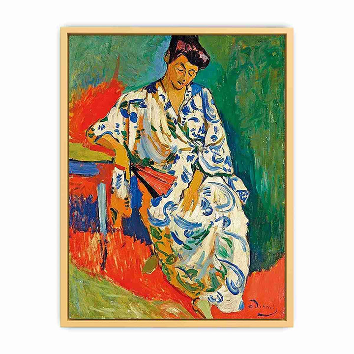 Madame Matisse in a Kimono by André Derain
