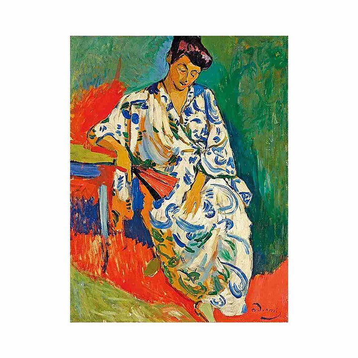 Madame Matisse in a Kimono by André Derain