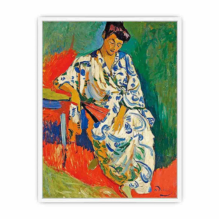 Madame Matisse in a Kimono by André Derain