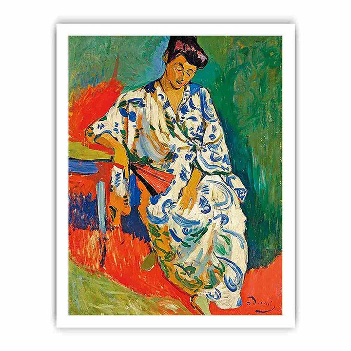 Madame Matisse in a Kimono by André Derain