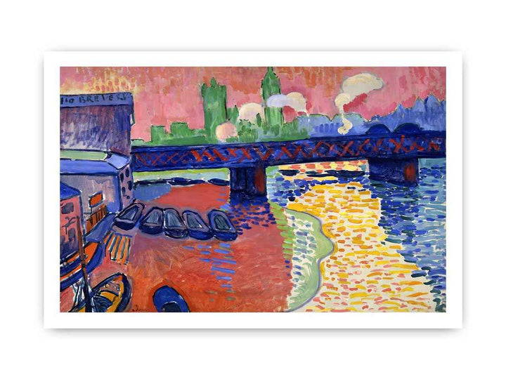 Charing Cross Bridge, London  by André Derain.