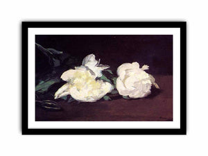 Branch of White Peonies and Secateurs