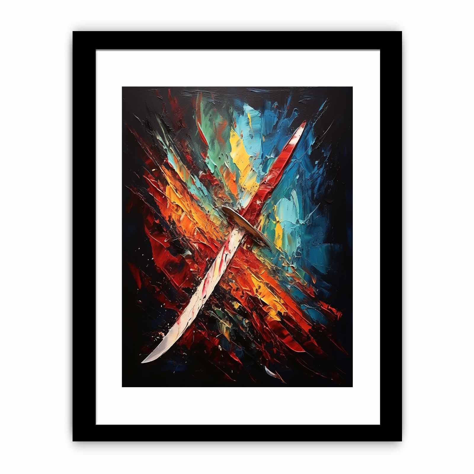 Knife Art Abstract Painting
