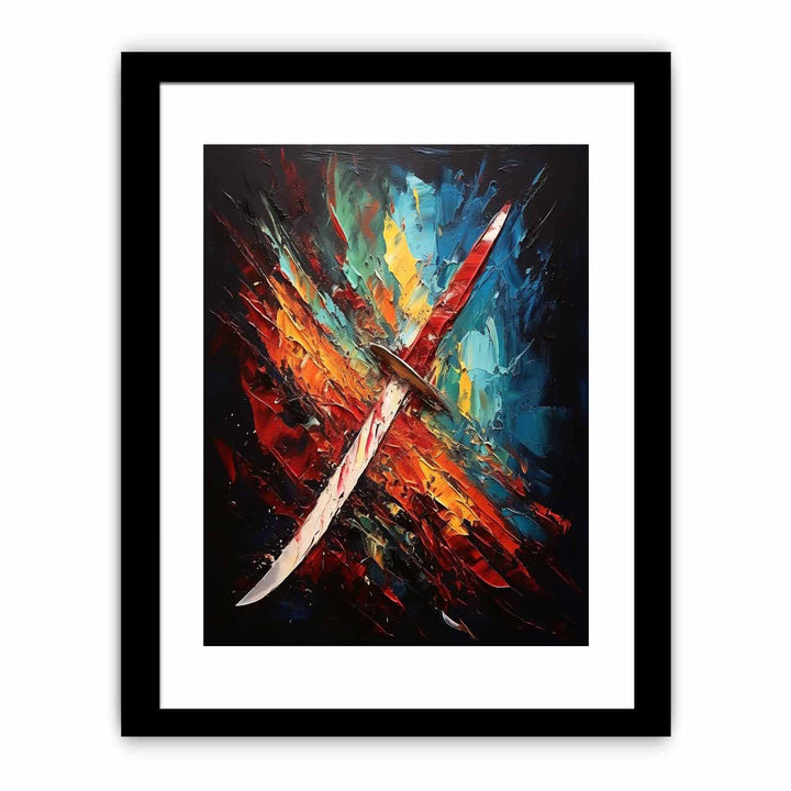 Knife Art Abstract Painting
