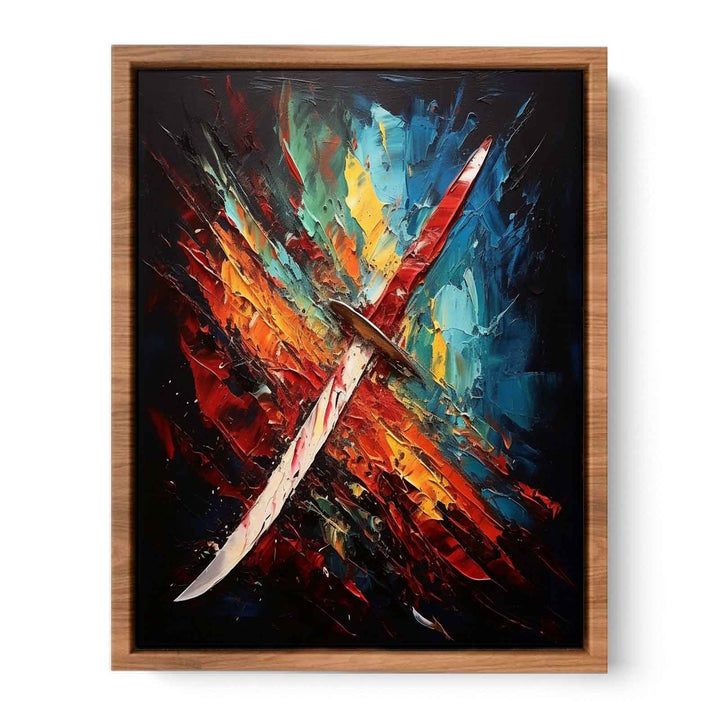 Knife Art Abstract Painting