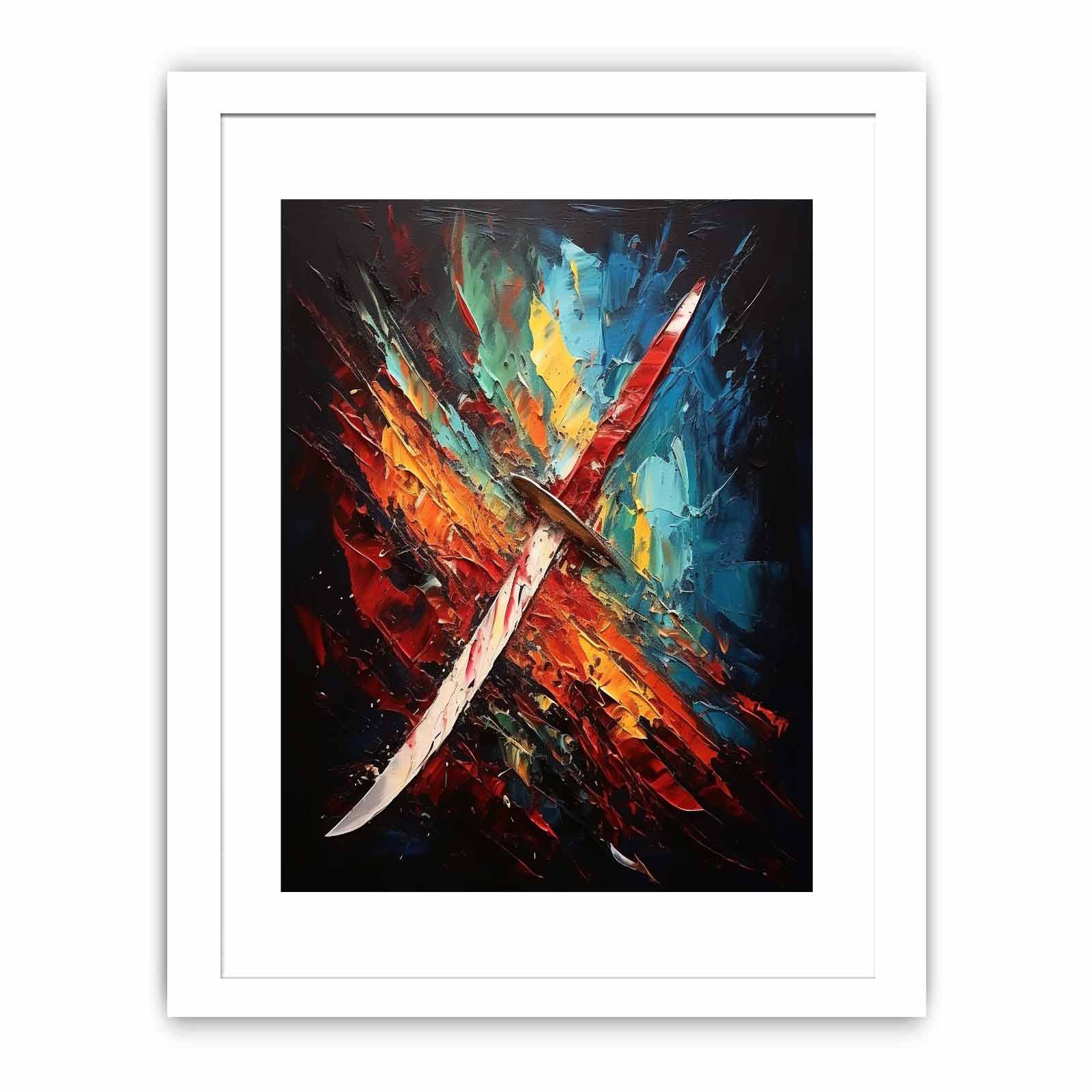 Knife Art Abstract Painting