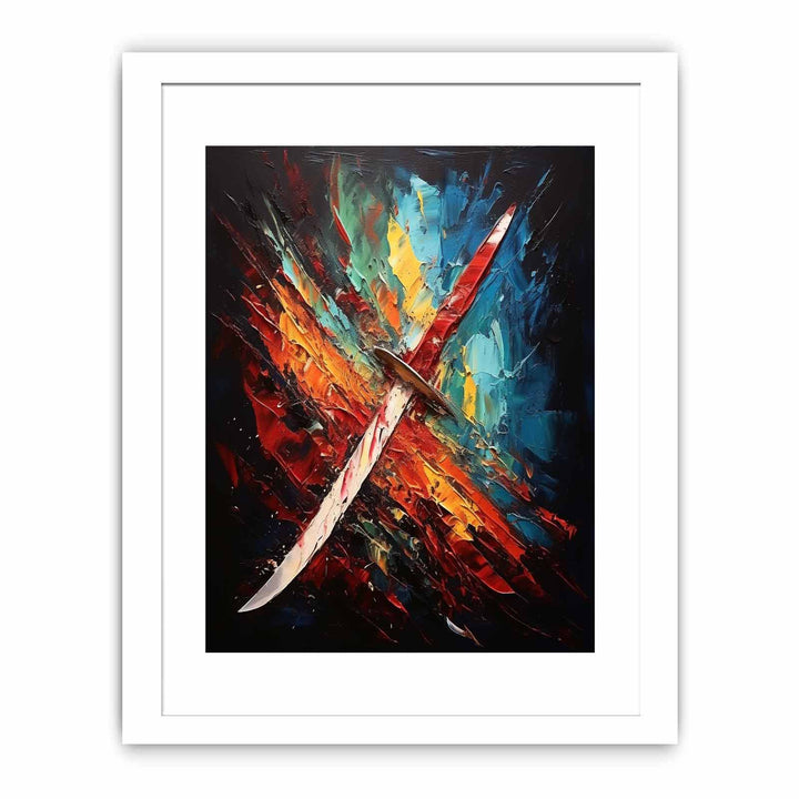 Knife Art Abstract Painting