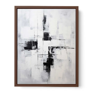 Grey Black Abstract Painting