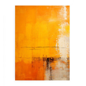 Yellow And Orange Abstract Painting
