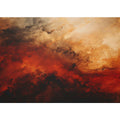 Brown And Red Abstract Painting