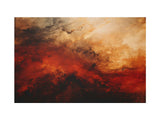 Brown And Red Abstract Painting artwork preview