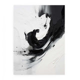 Black And Grey Abstract Painting artwork preview