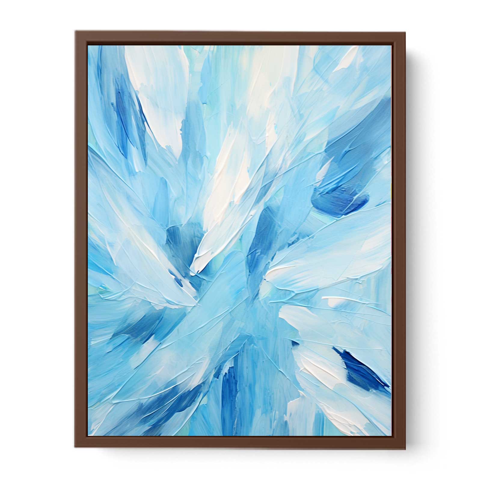 Blue And White Abstract Painting