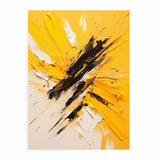 Knife Art Abstract Yellow Painting artwork preview