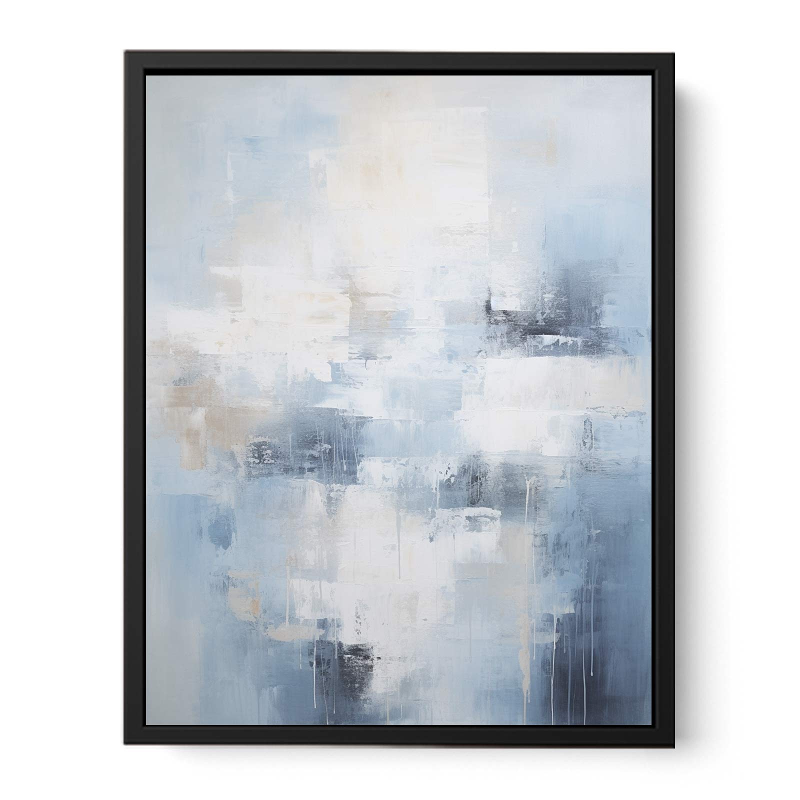 Abstract Grey Painting