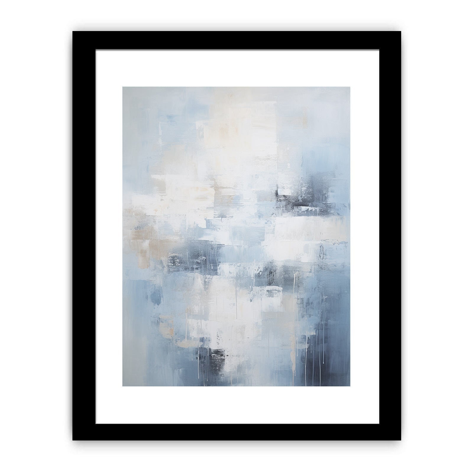 Abstract Grey Painting