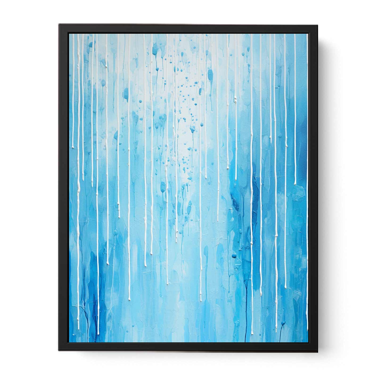 Blue Color Dripping