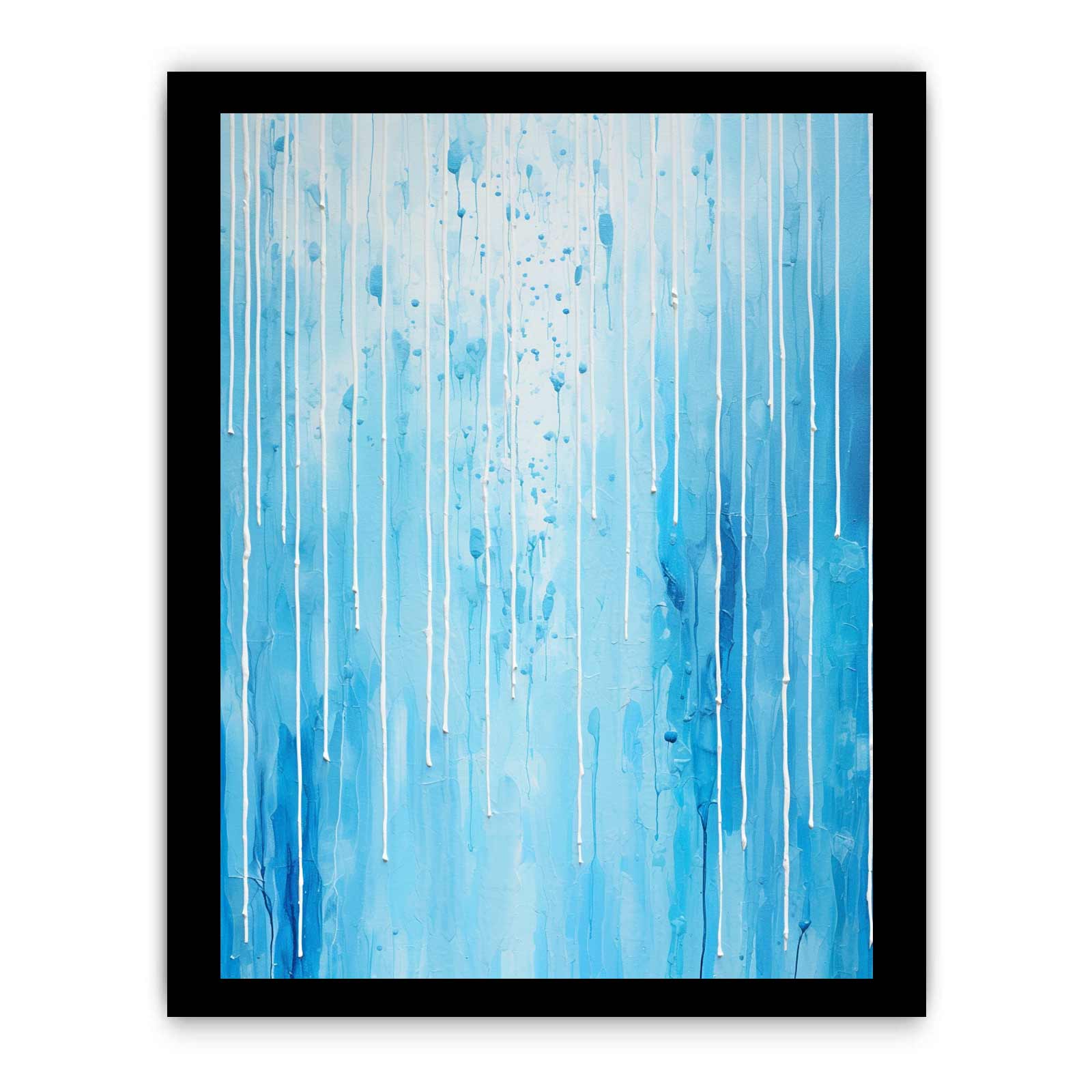 Blue Color Dripping