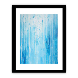 Blue Color Dripping