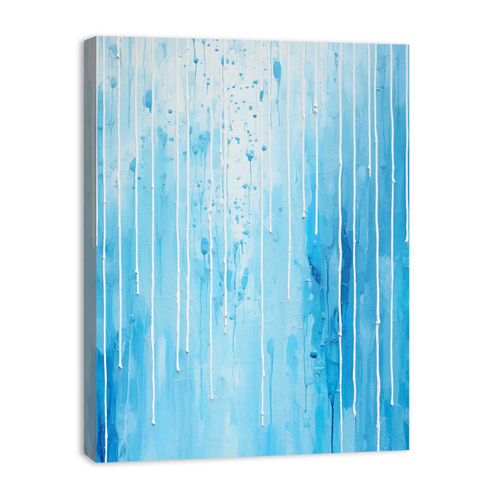 Blue Color Dripping