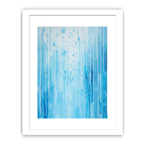 Blue Color Dripping