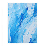 Blue White Drip Painting artwork preview