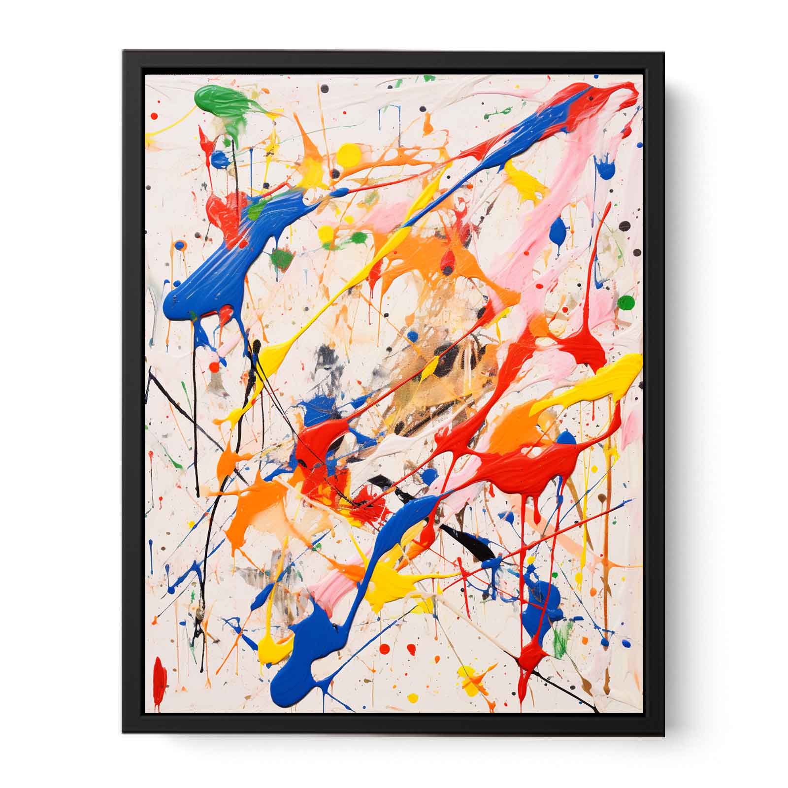 Multicolor Drip Painting