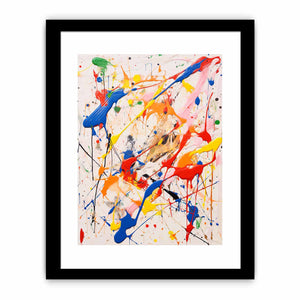 Multicolor Drip Painting