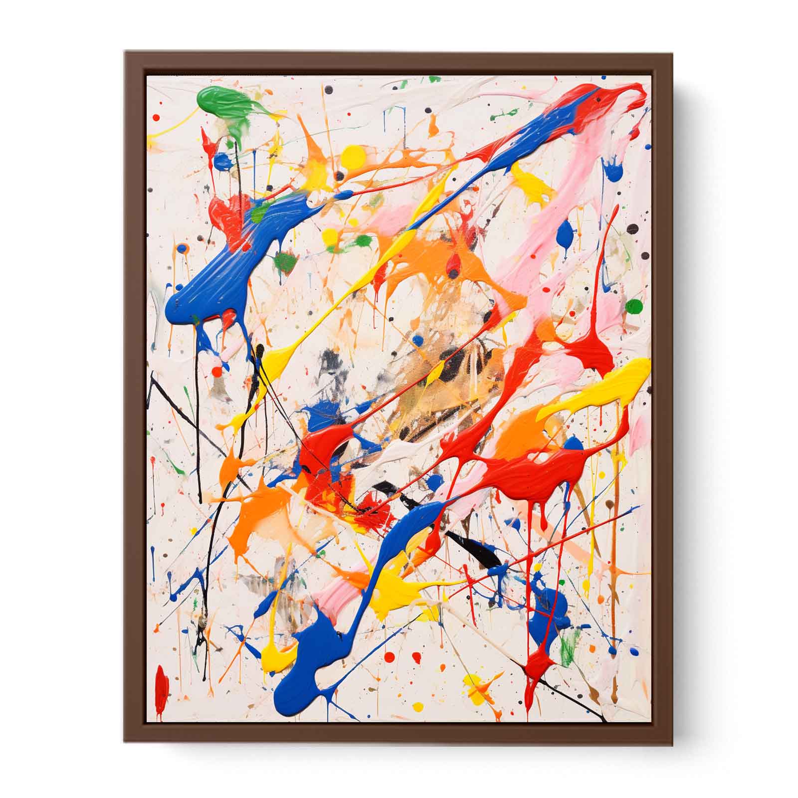 Multicolor Drip Painting