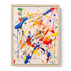 Multicolor Drip Painting
