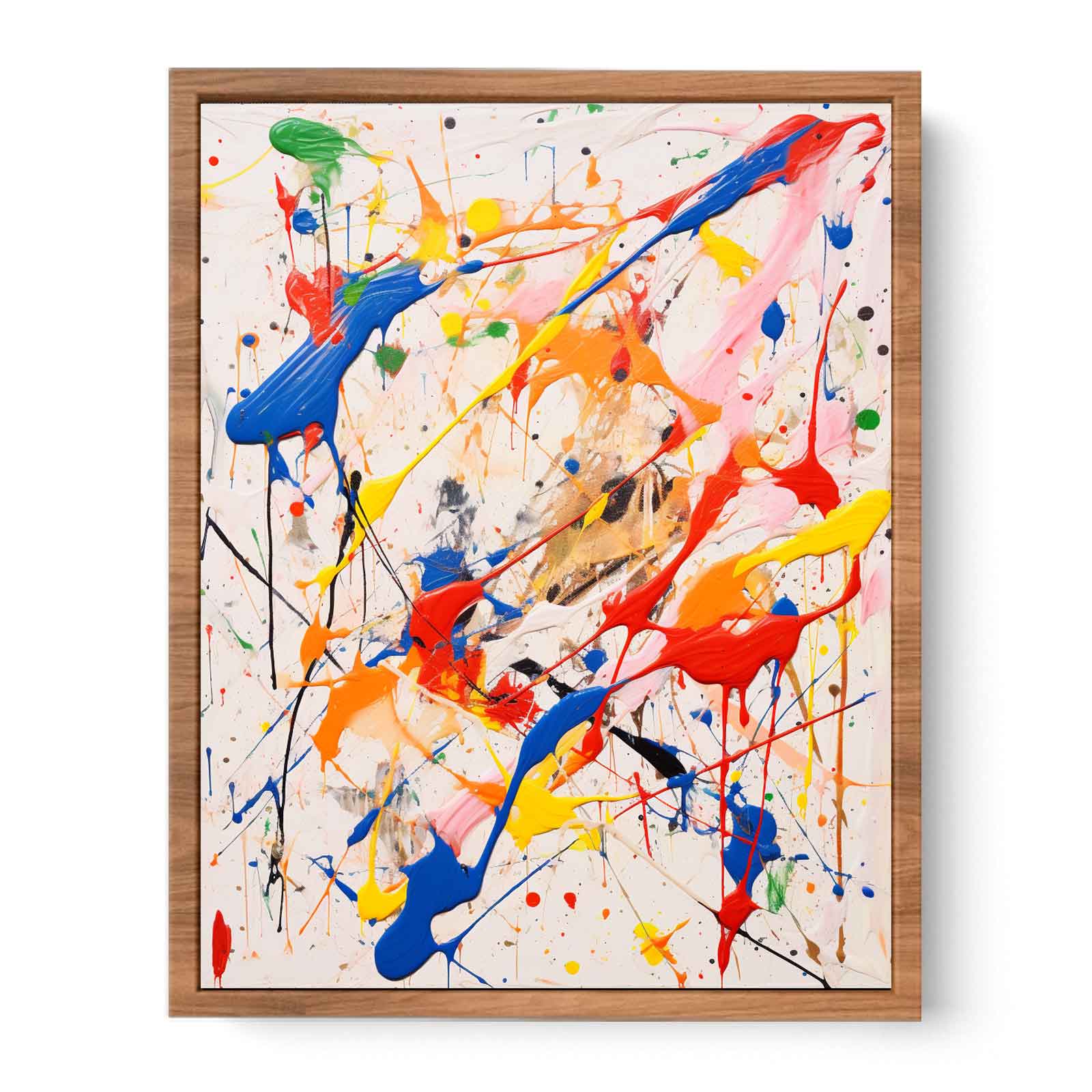 Multicolor Drip Painting