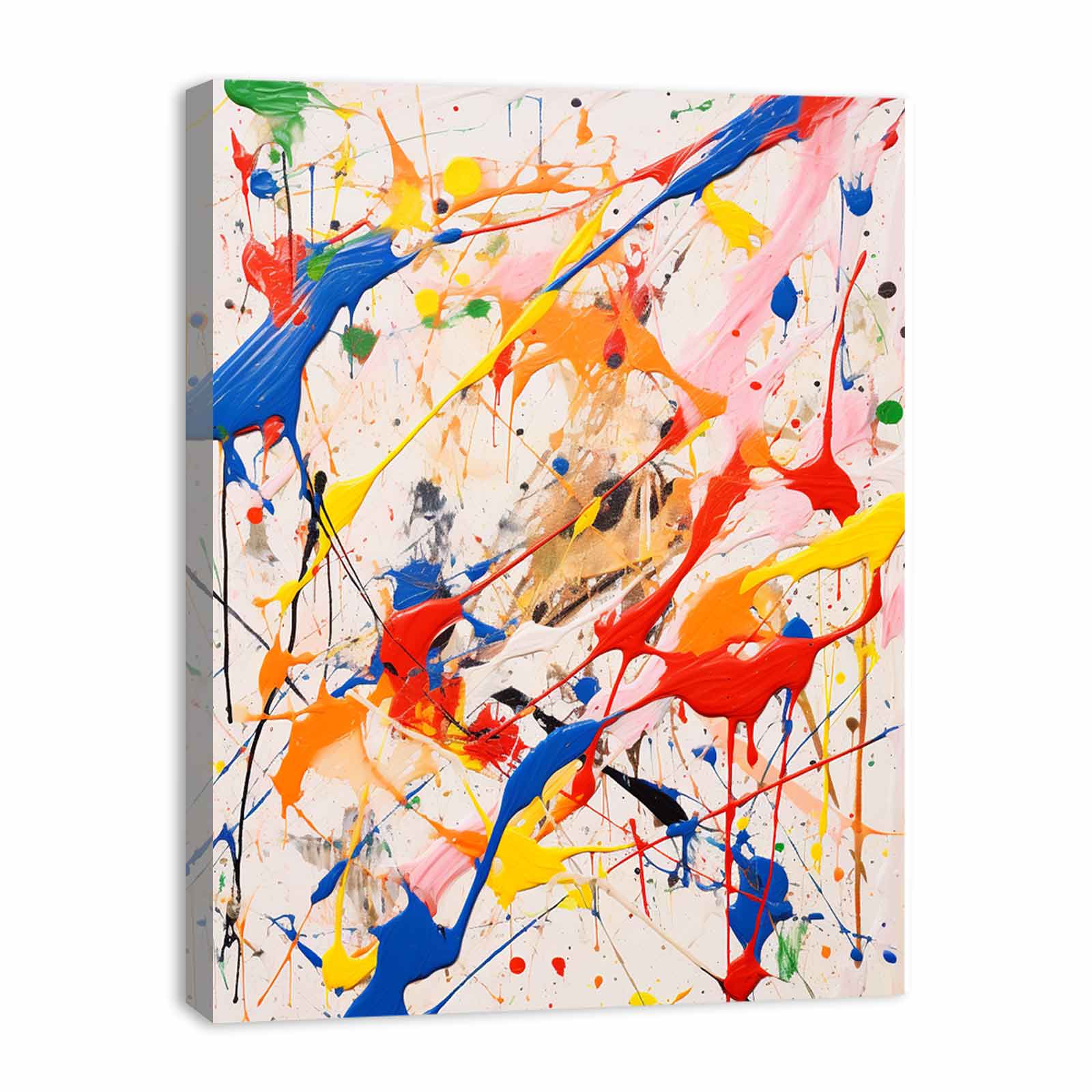 Multicolor Drip Painting