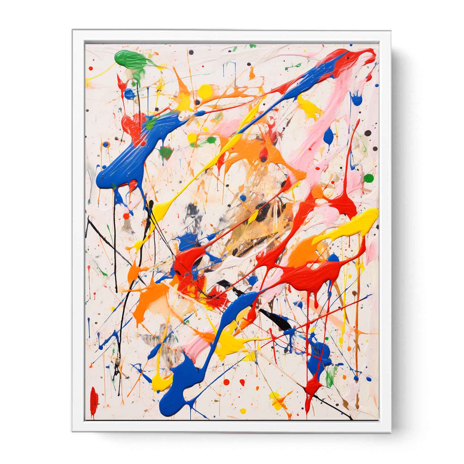 Multicolor Drip Painting