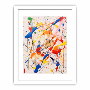 Multicolor Drip Painting