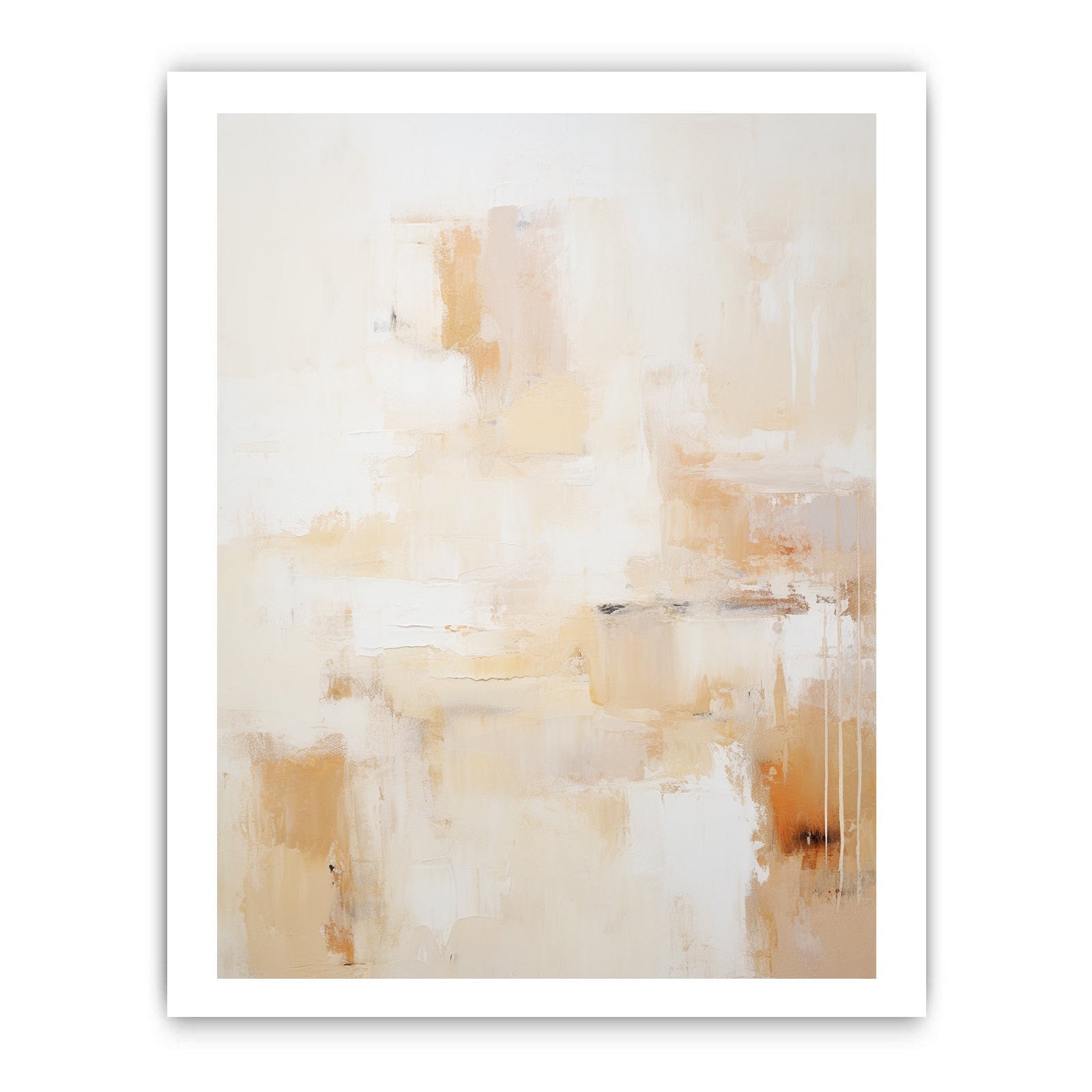 Cream Abstract Painting